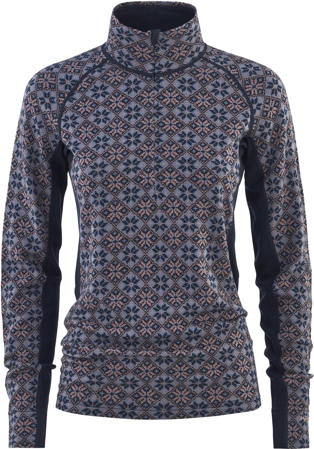 

Рубашка KARI TRAA Rose Light Base Layer 1/2 Zip, цвет Royal