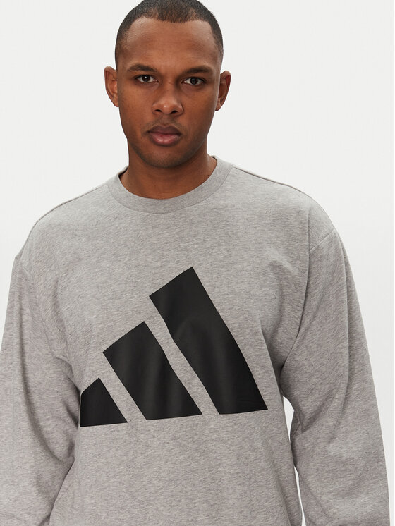 Толстовка обычного кроя Essentials Big Logo JE8952 Adidas, серый — фото 4