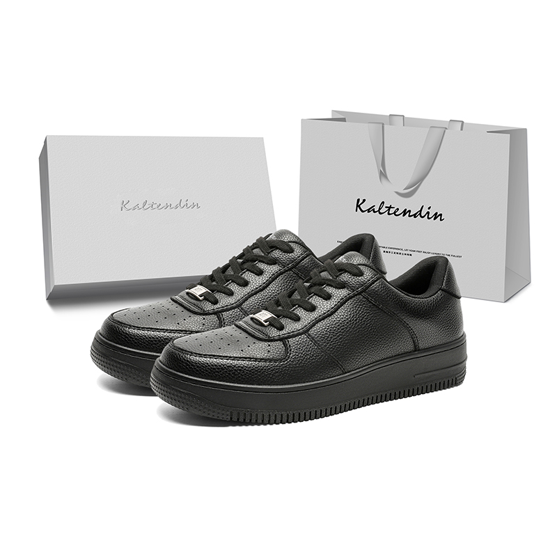 

Kaltendin Кроссовки Air Force 1 All Season универсальные модные удобные низкие мужские черные, цвет Black