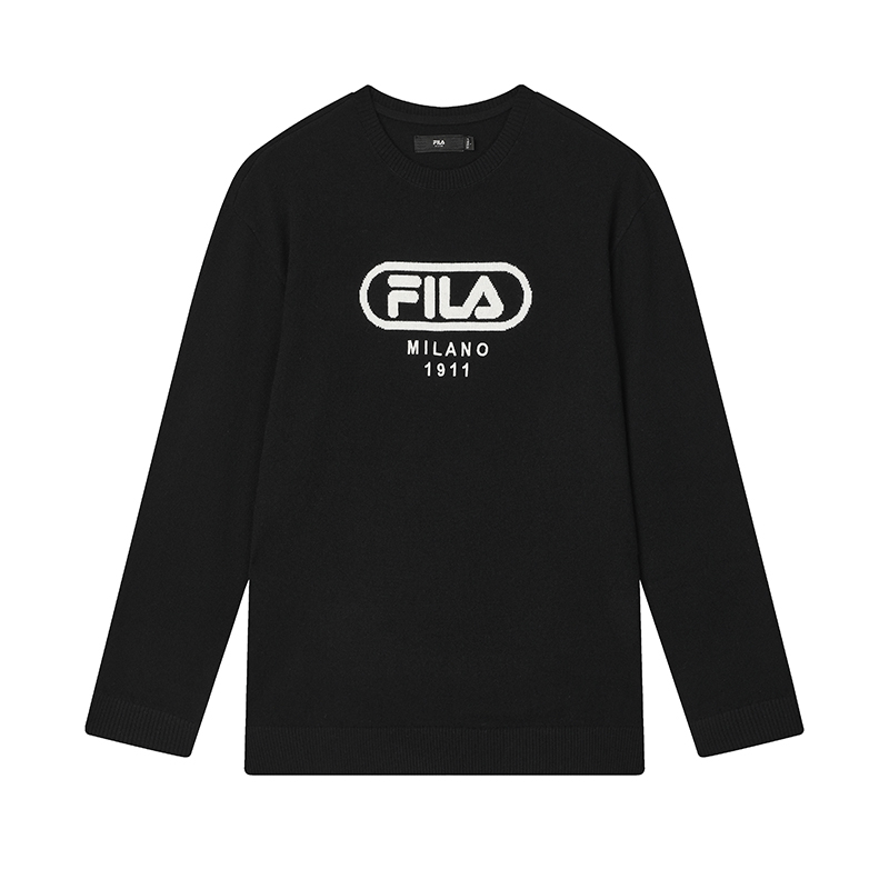 

FILA Milano Italy Version Luxury Style спортивная коллекция 1911 джемпер мужской jet black