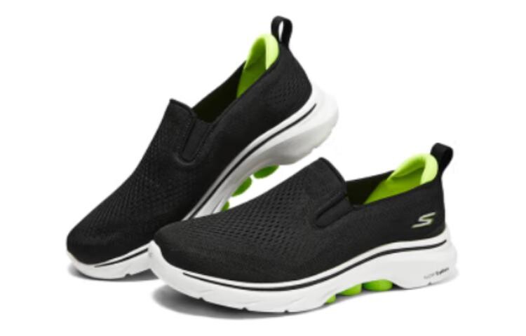 Кроссовки Skechers Lifestyle Shoes Men Low-top, черный/белый — фото 4