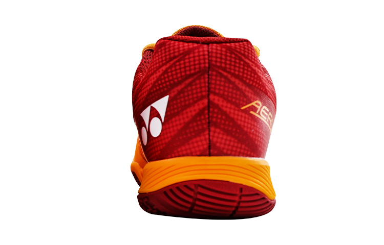 POWER CUSHION AERUS Низкие Бадминтонные Кроссовки Мужские Оранжево-Красные YONEX — фото 4