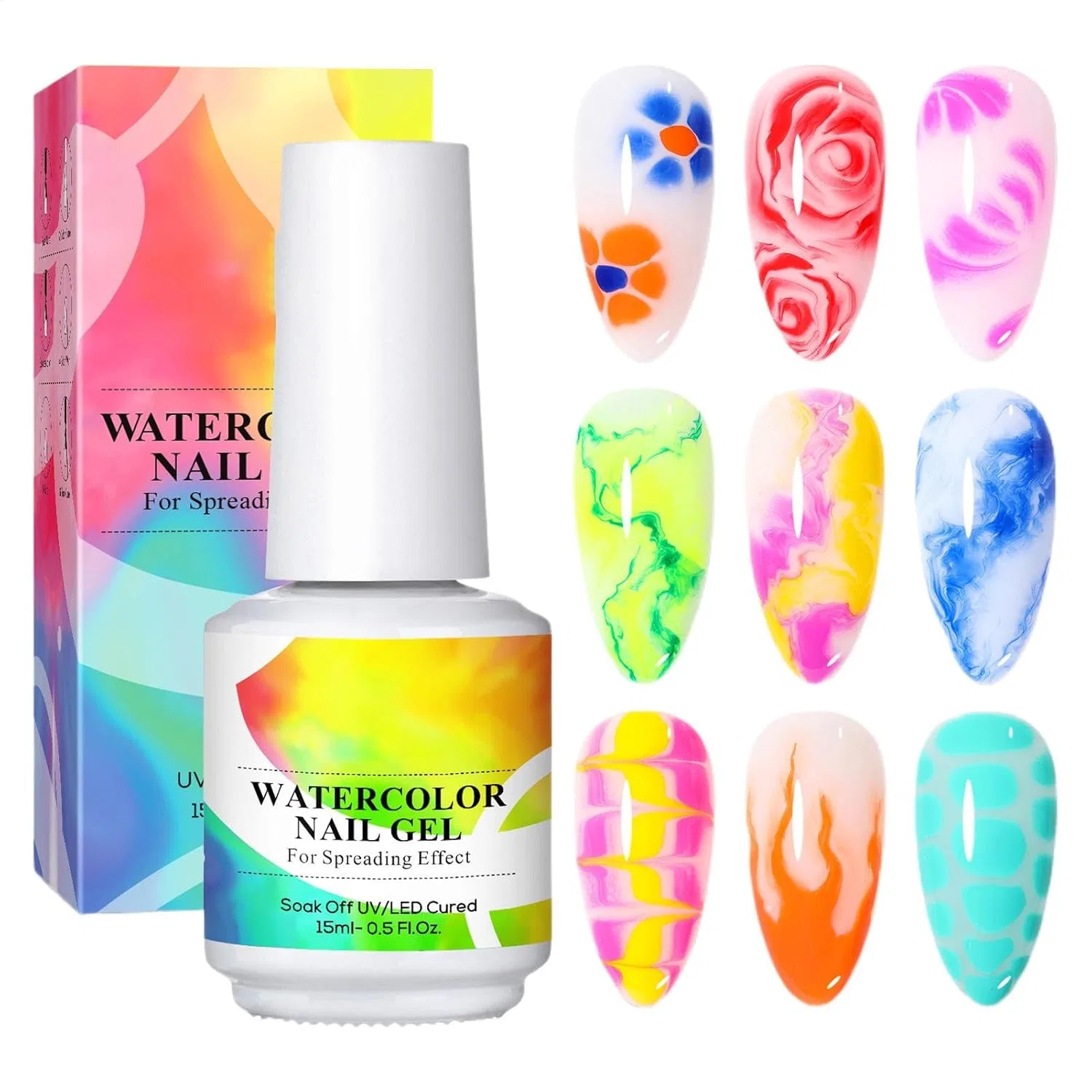 Прозрачный УФ/LED гель-лак Blumengel, 15 мл Tewzafiya