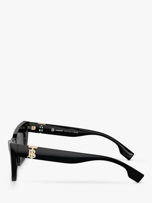 BE4405 женские солнцезащитные очки Cat's Eye Burberry, Black/Black — фото 3