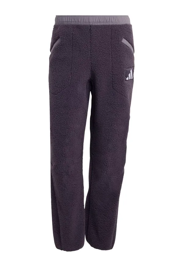 Немецкие спортивные штаны с высоким ворсом Adidas Performance, Aurora Black — фото 4