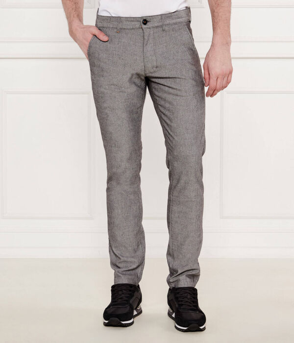 

Брюки чинос Slim fit Boss Orange, серый