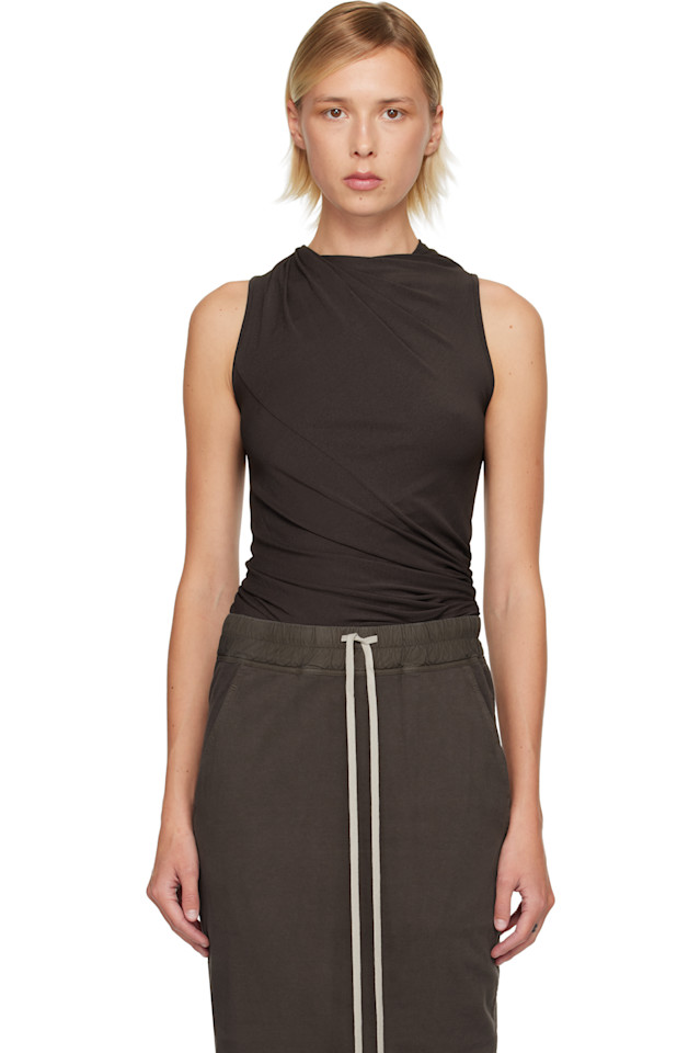 

Rick Owens Lilies Коричневые конкордансы луна топ