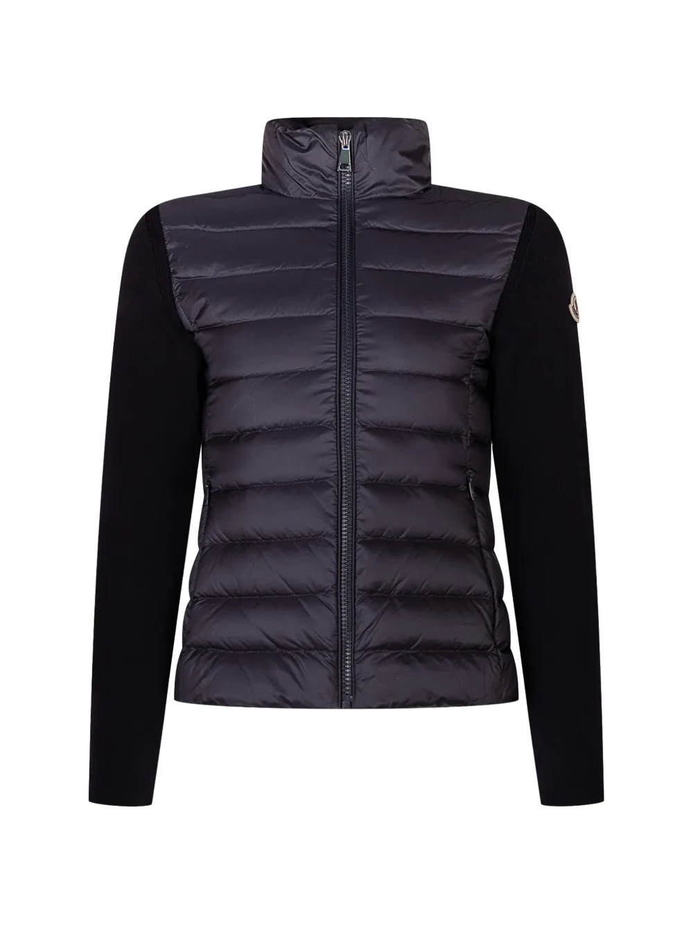 

Кардиган на молнии с подкладкой Moncler Enfant, черный