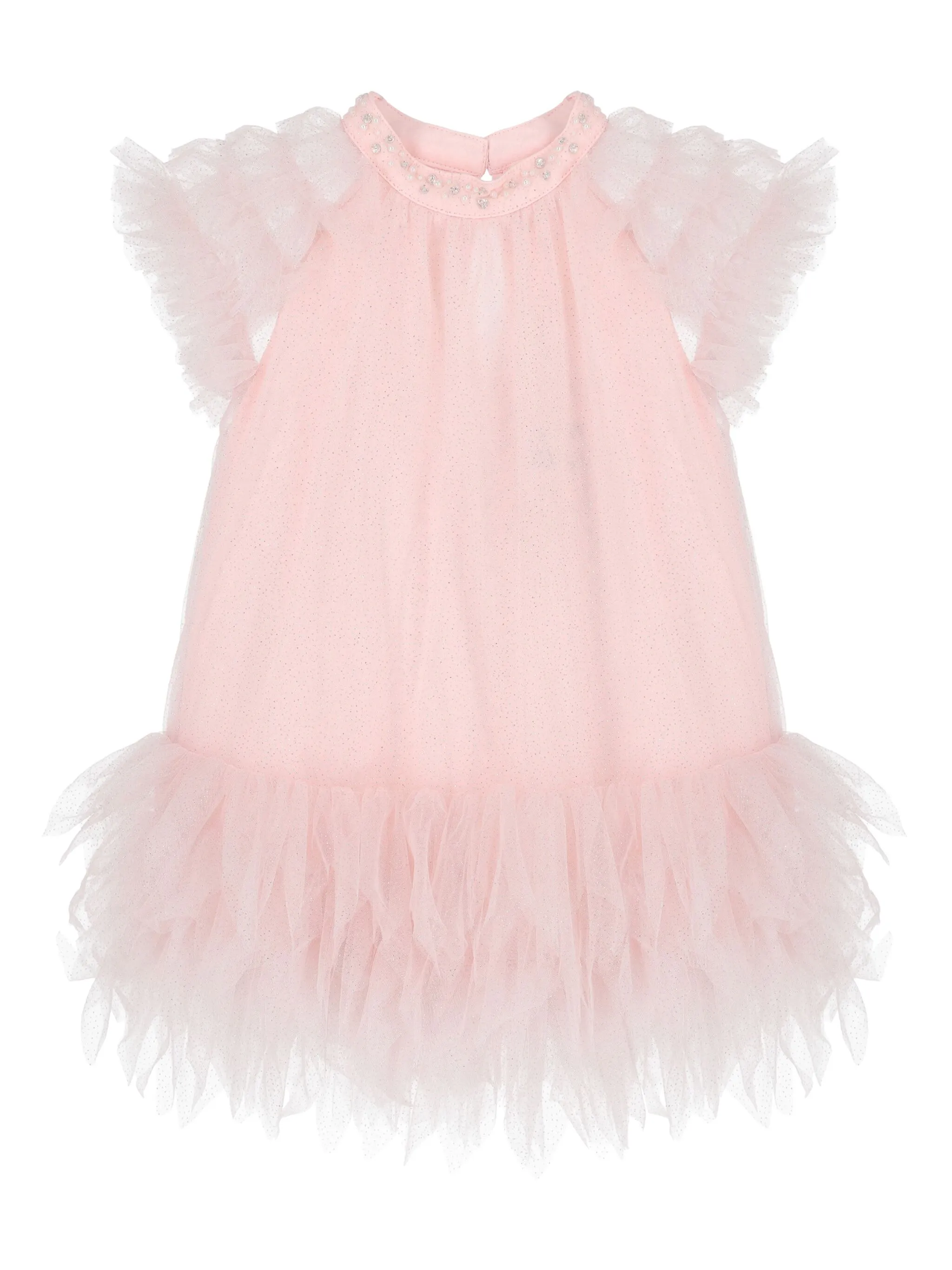 

Комплект из платья и блумеров с оборками Tutu Du Monde, розовый