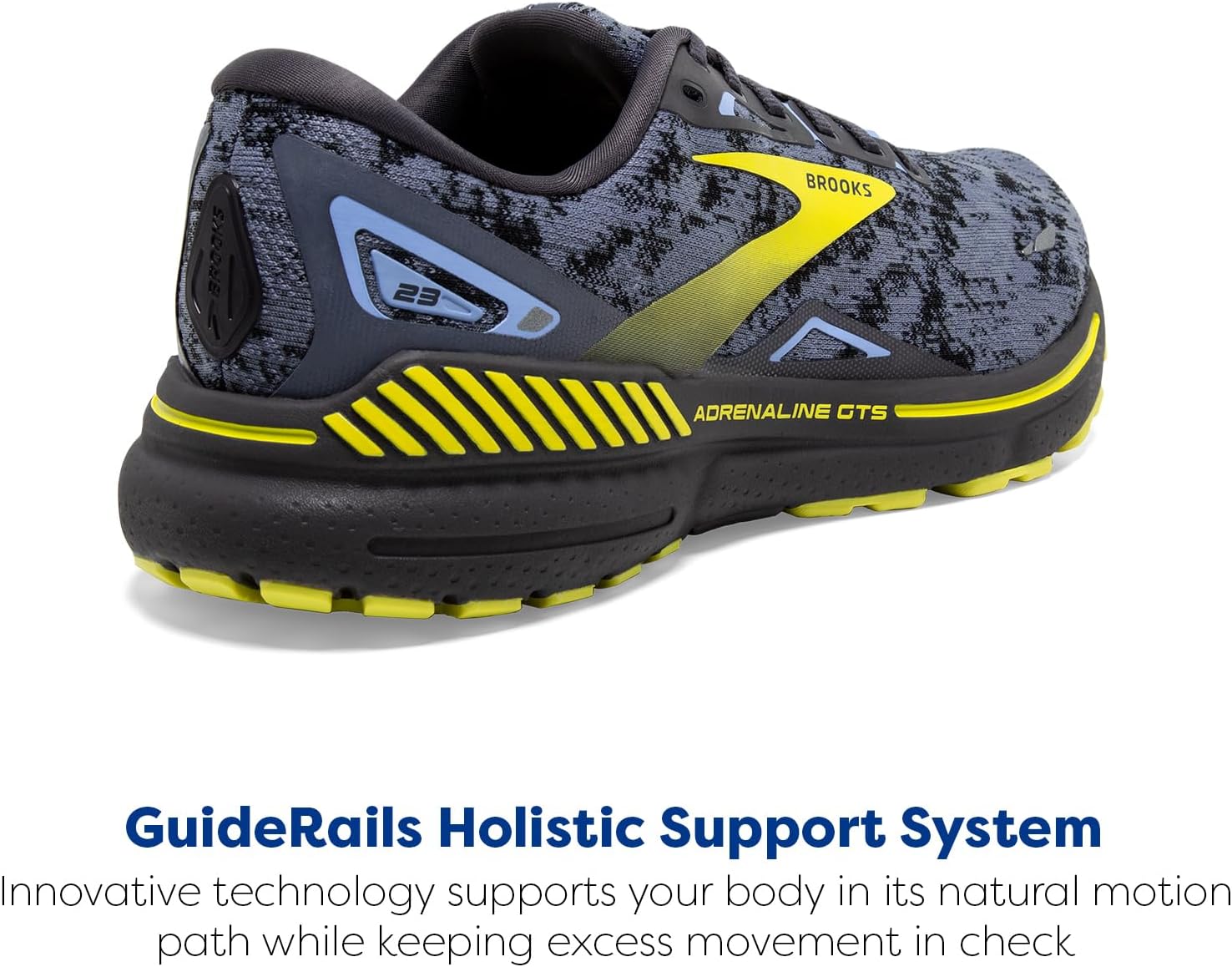 Мужские кроссовки Brooks Adrenaline GTS 23, Nine Iron/Folkstone/Sulphur — фото 4