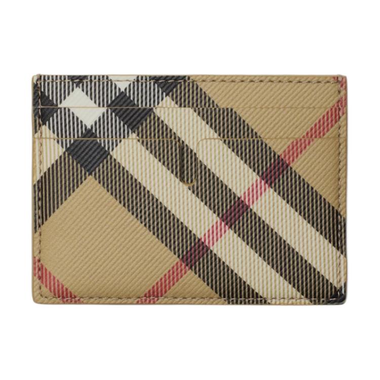 

Burberry Хлопковый держатель для карт женский песочный