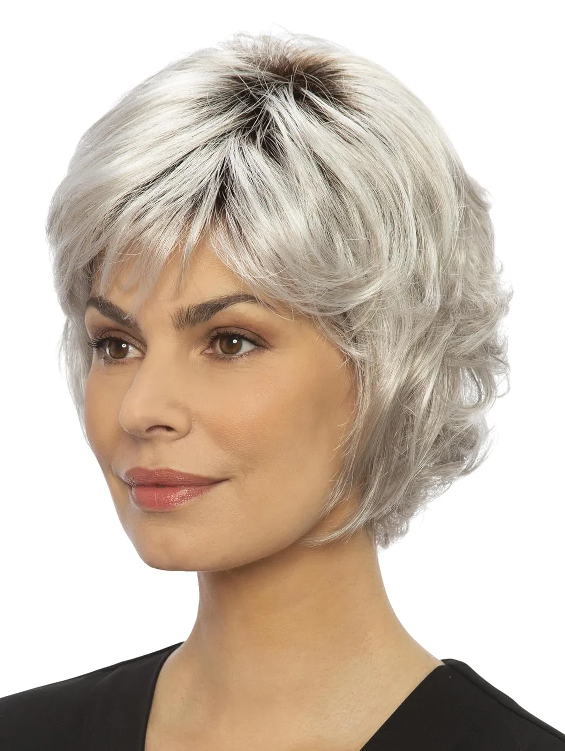 Женский парик из синтетических волос Lofty «Michelle» Lofty, Platinum Dark Root — фото 2