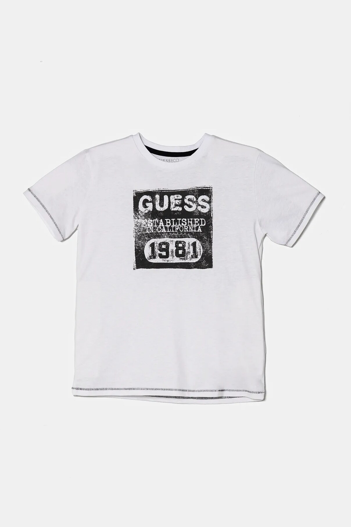 

Футболка из хлопка для детей Guess, белый