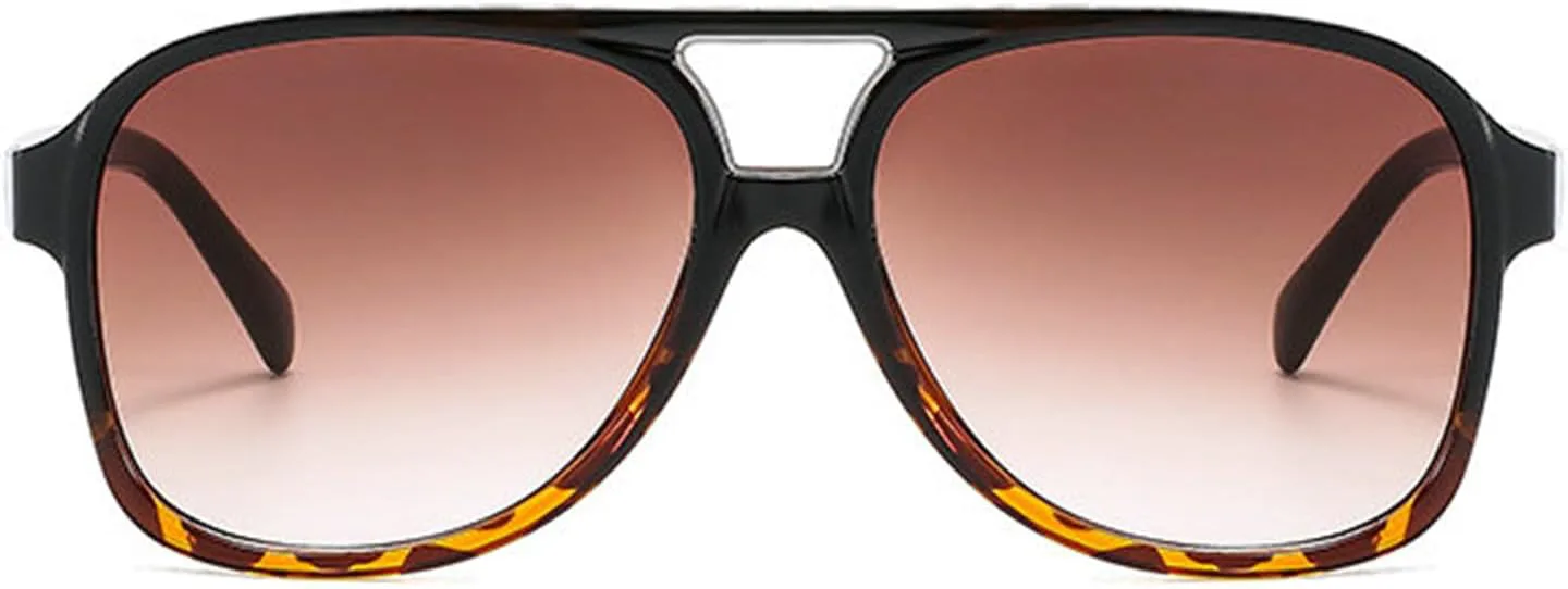 

Винтажные солнцезащитные очки Willochra большого размера с двойной оправой в стиле «пилот» 70-х годов, классические, с квадратной оправой, для путешествий, F28, C10