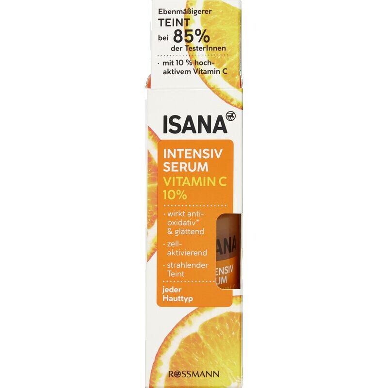 

Интенсивная сыворотка с витамином С 10% ISANA, 30 ml