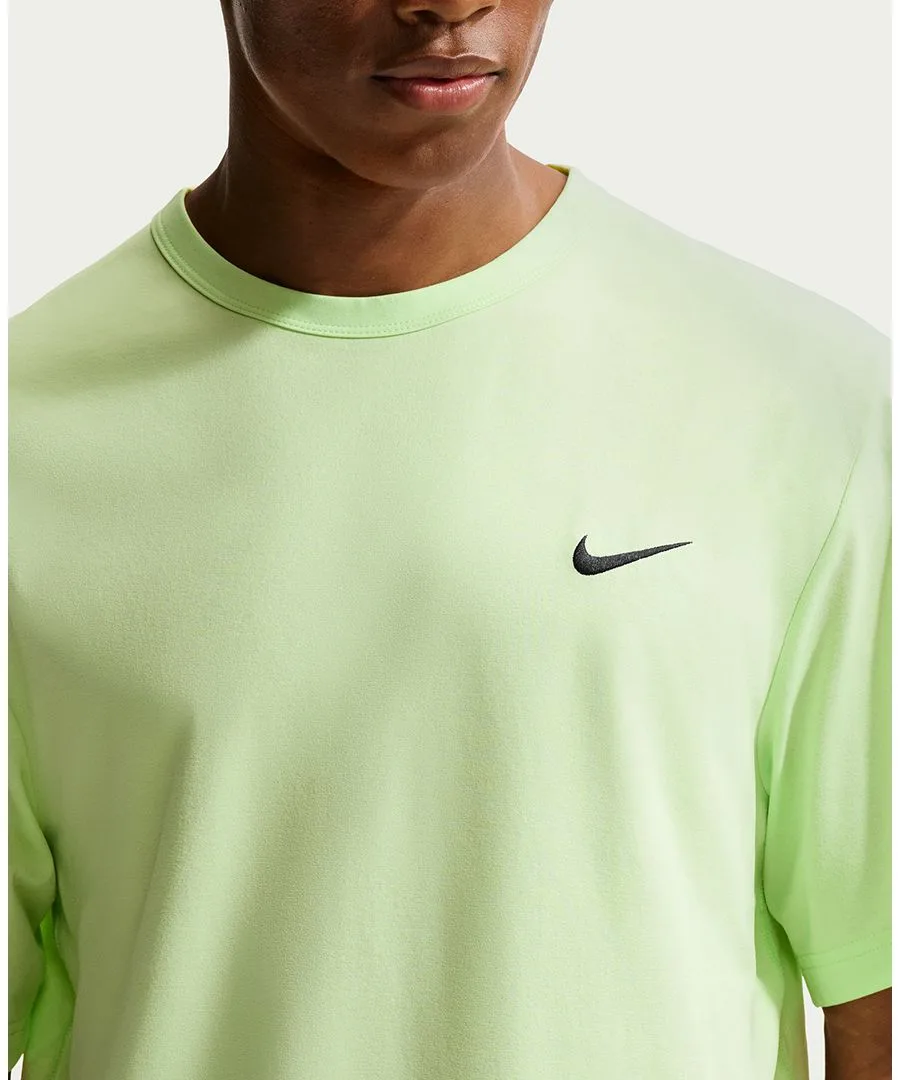 Мужская тренировочная футболка Hyverse Dri-FIT UV с круглым вырезом Nike, Liquid Lime — фото 4