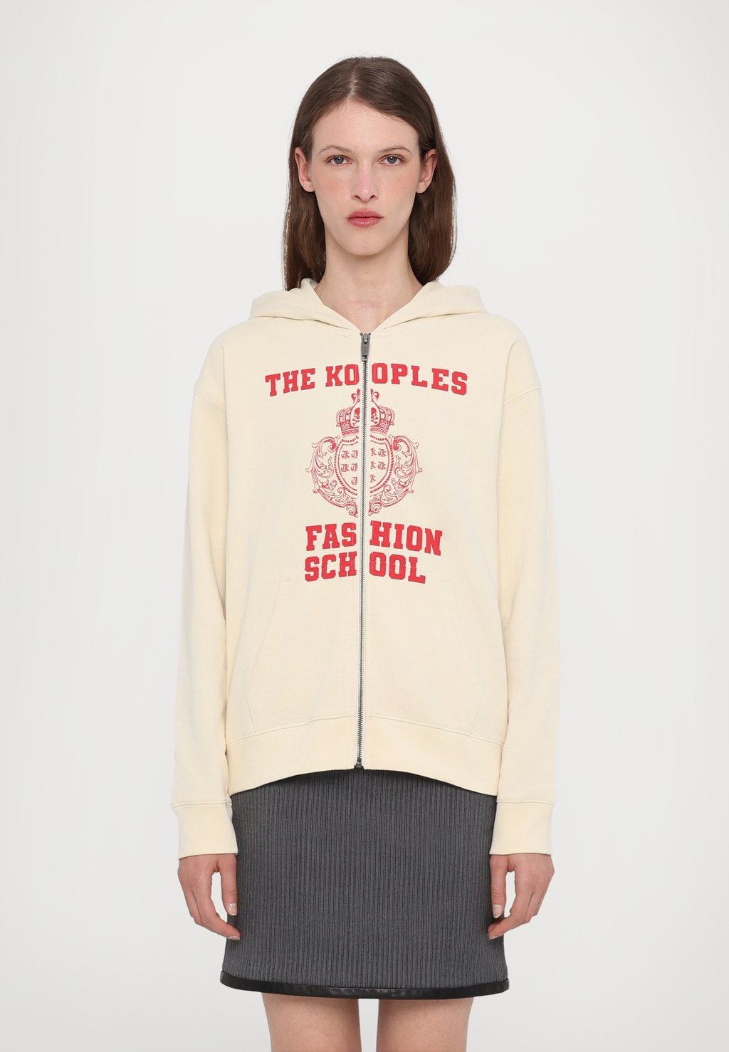 

Толстовка на молнии The Kooples, кремовый