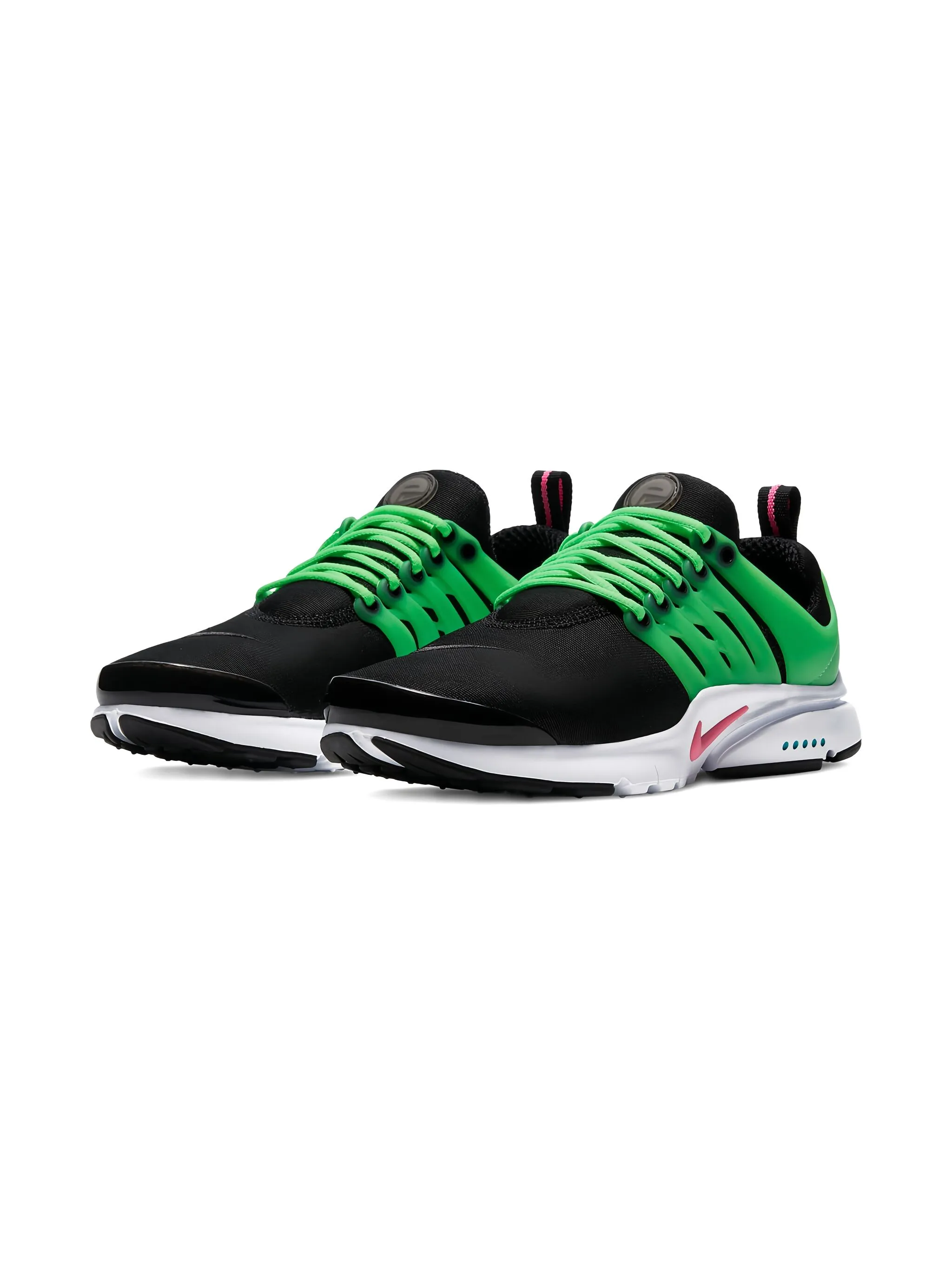 Кроссовки Presto Black/Green Strike Nike Kids, черный — фото 2