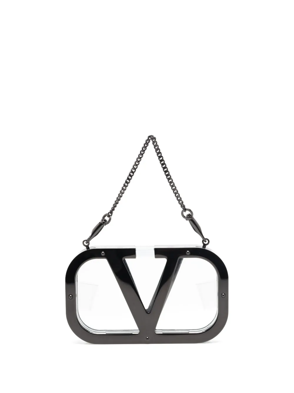 

Клатч с логотипом VALENTINO GARAVANI, черный
