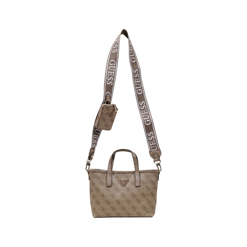 

Бежевая полиэтиленовая сумка GUESS