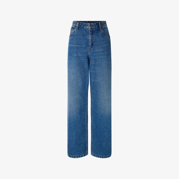 

Джинсы Calvin прямого кроя с высокой посадкой Soeur, синий