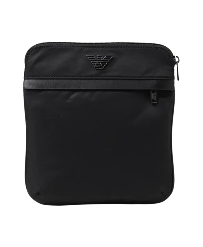 

Нейлоновая сумка через плечо на молнии Emporio Armani, черный