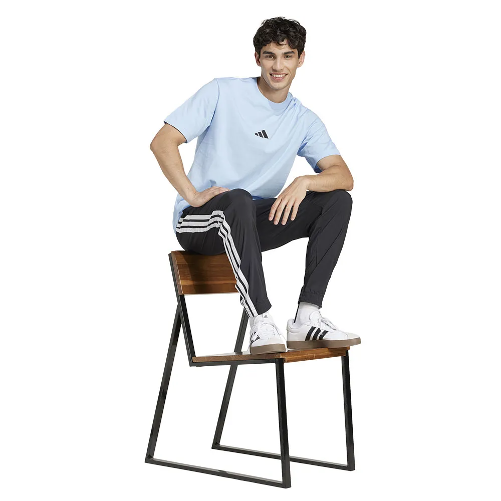 Джоггеры adidas Essentials 3 Stripes Woven, черный — фото 4