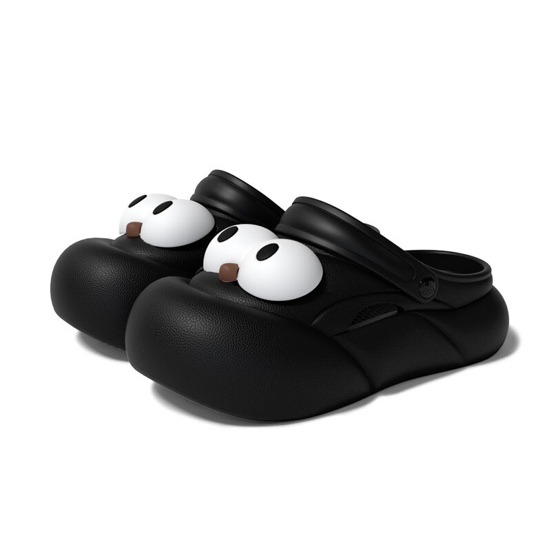 

CHIKOKU Household Slippers, Маленький титановый черный