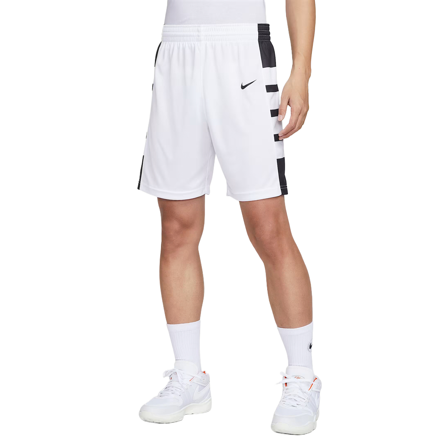 Nike Мужские спортивные шорты Dri Fit белый/командный черный — фото 4