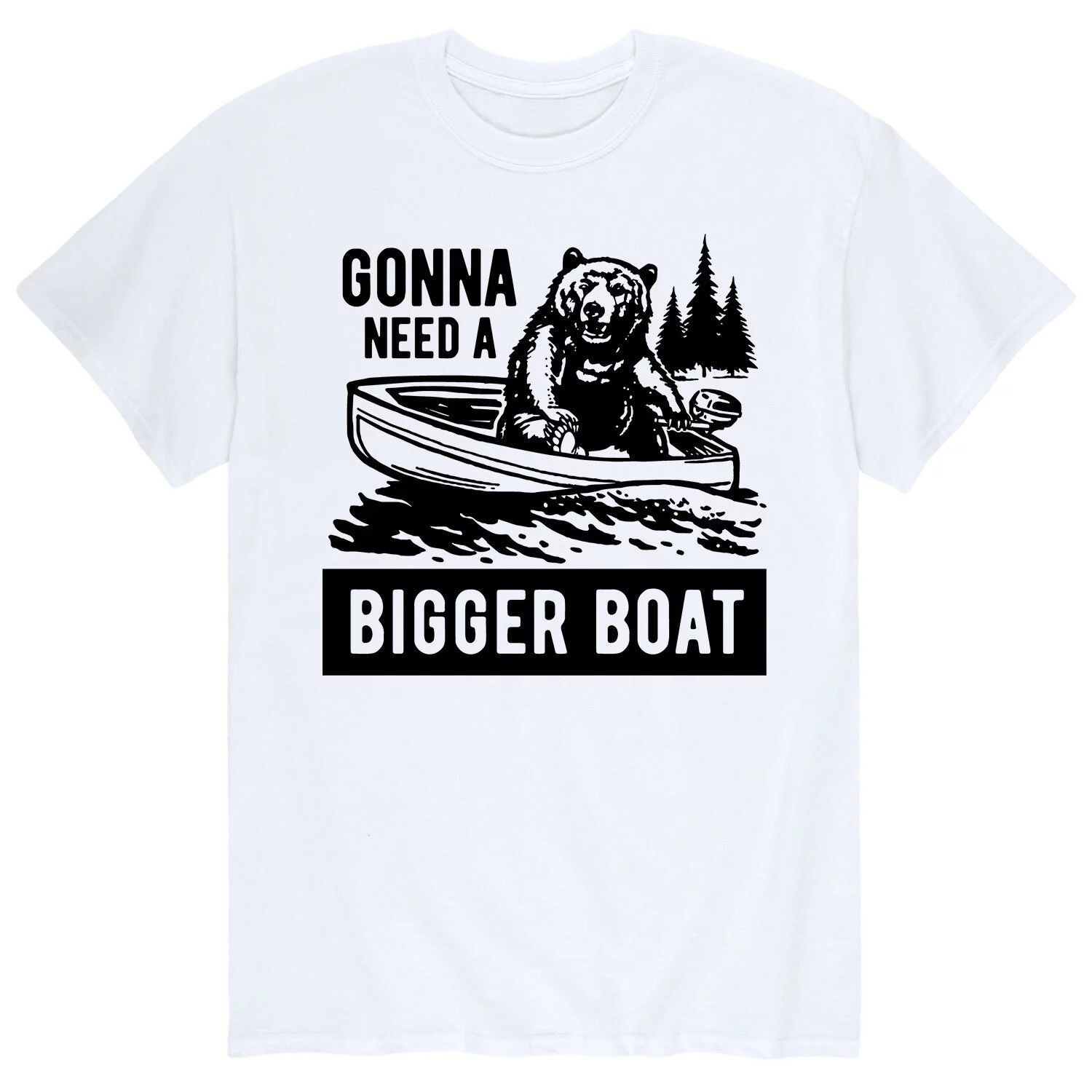 

Мужская футболка с медведем "Gonna Need A Bigger Boat" Licensed Character
