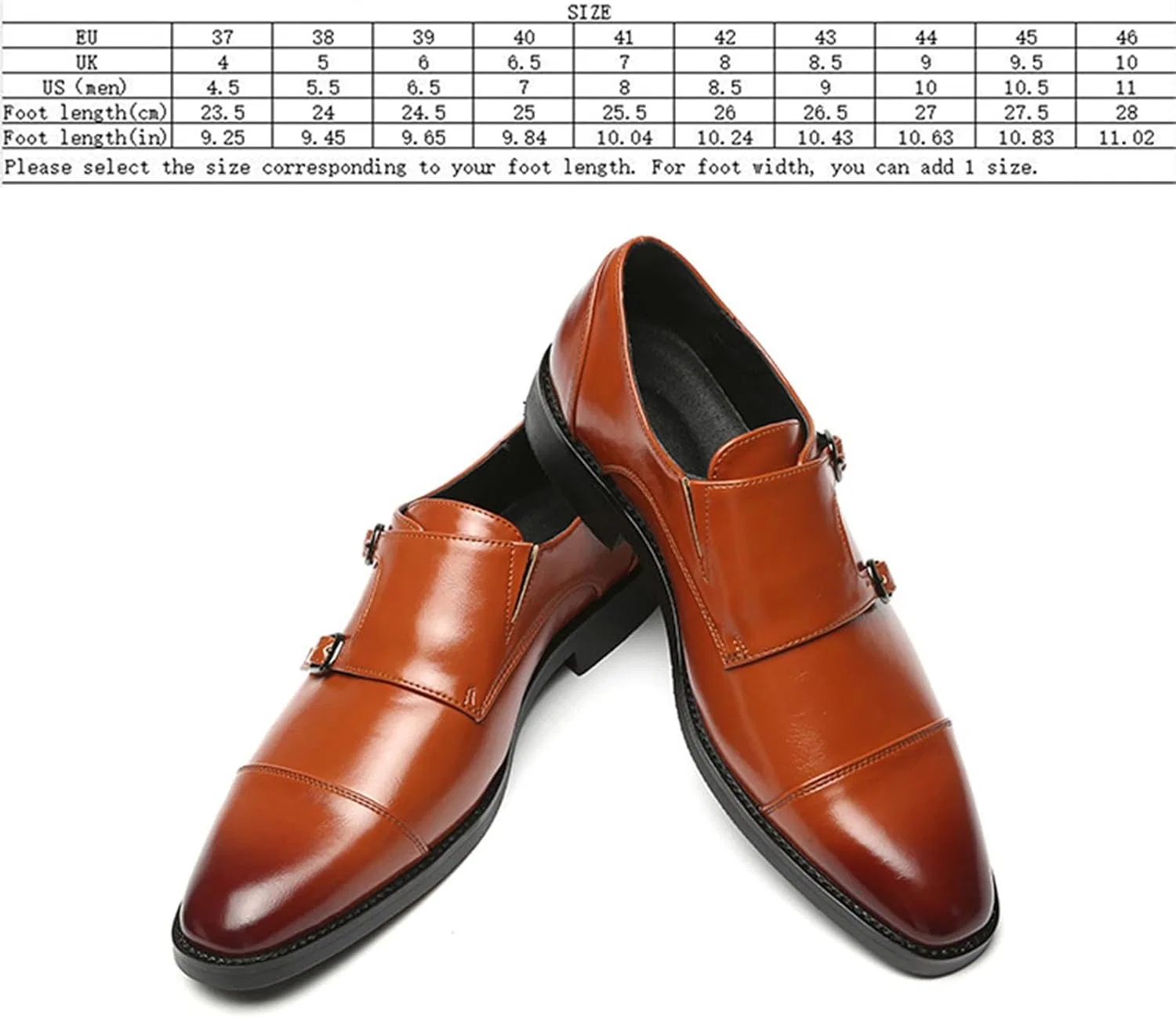 Лоферы мужские кожаные Double Monk Strap Shoes, коричневый Dwihuizes — фото 4