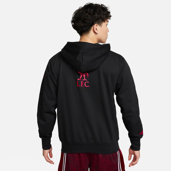 Толстовка lebron james x liverpool fc пуловер с капюшоном Nike, черный — фото 2