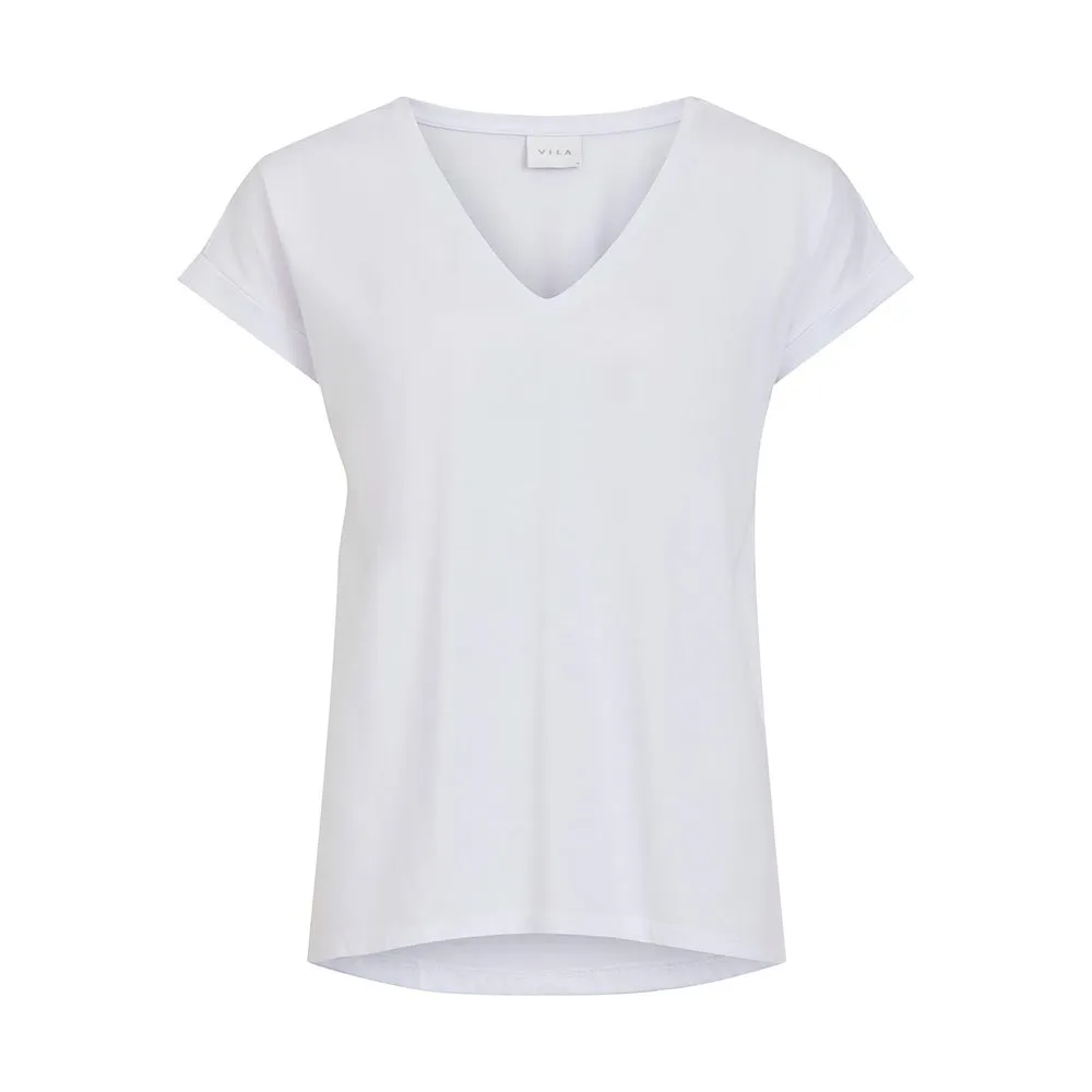 

Футболка Vila Dreamers New short sleeve v neck, белый