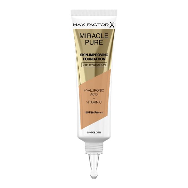

Тональный крем Miracle Pure для улучшения состояния кожи Max Factor, цвет 75 golden, 30 мл
