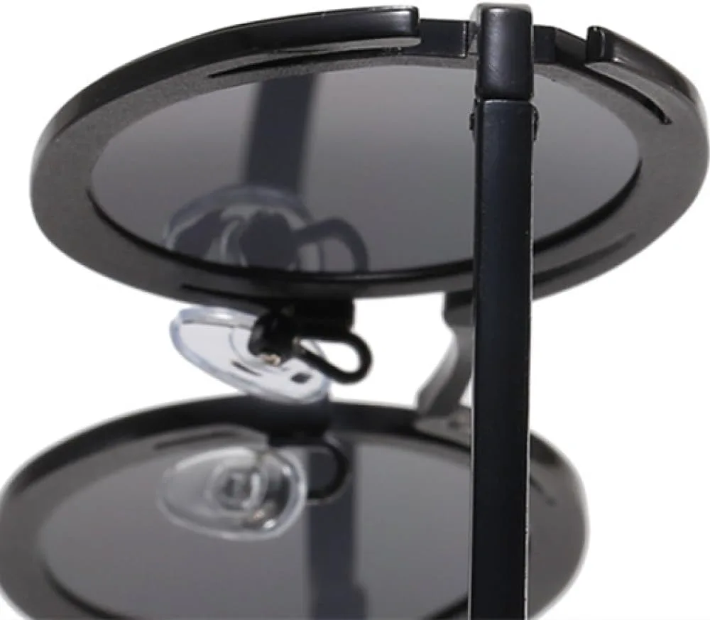 

2027 Маленькие круглые панк-солнцезащитные очки для женщин и мужчин, модные очки из алюминиевого сплава, мужские и женские солнцезащитные очки MTZJH, Gray