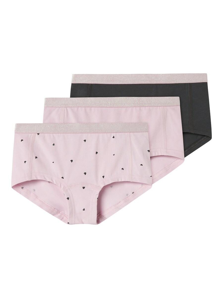 

Трусы NAME IT, цвет Anthracite/Light pink
