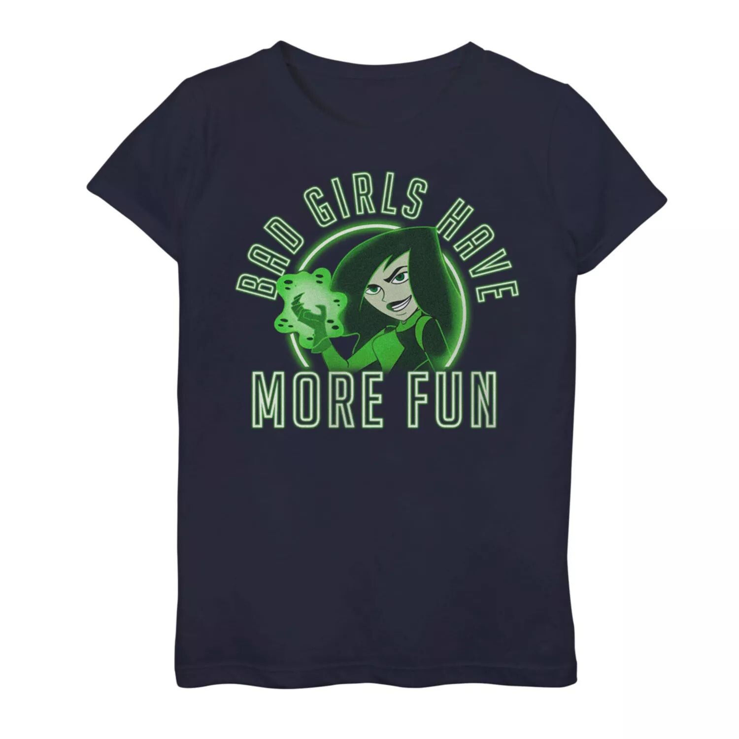 

Футболка Disney's Kimpossible для девочек 7–16 лет с рисунком Shego Bad Licensed Character