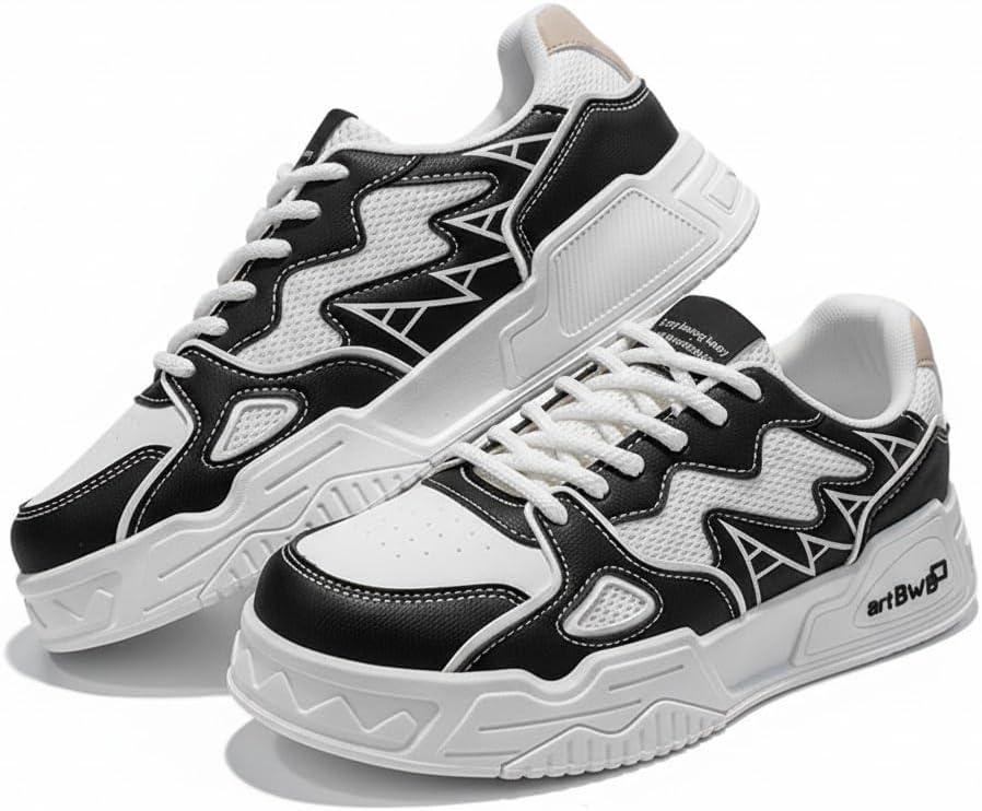 

Кроссовки CTKVbmeoi Retro с массивной сеткой и PU-кожей, повышающие рост на 5 см, повседневные кроссовки для мужчин в стиле 90-х папиных обуви, белый