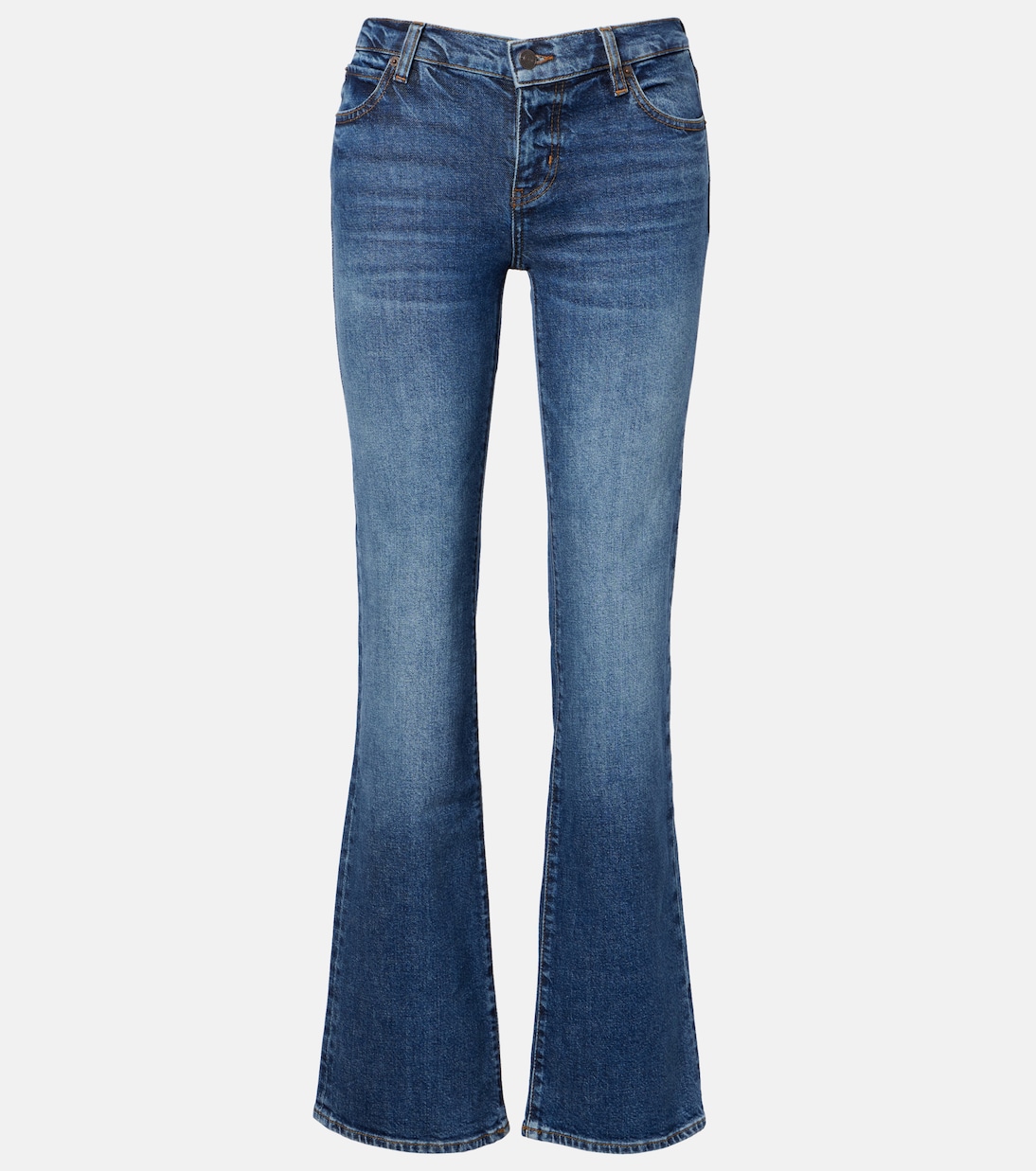 

Джинсы-буткат Arrow с высокой талией Frame, Nebula