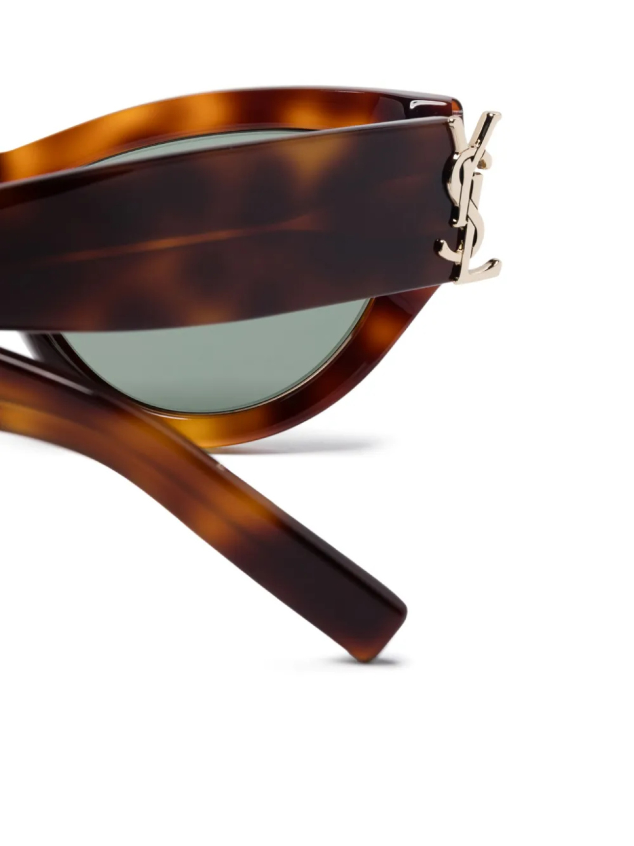 Солнцезащитные очки в оправе 'кошачий глаз' Saint Laurent Eyewear, коричневый — фото 3