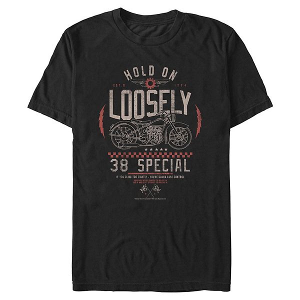 

Футболка с принтом Men's 38 special hold on loosely Licensed Character