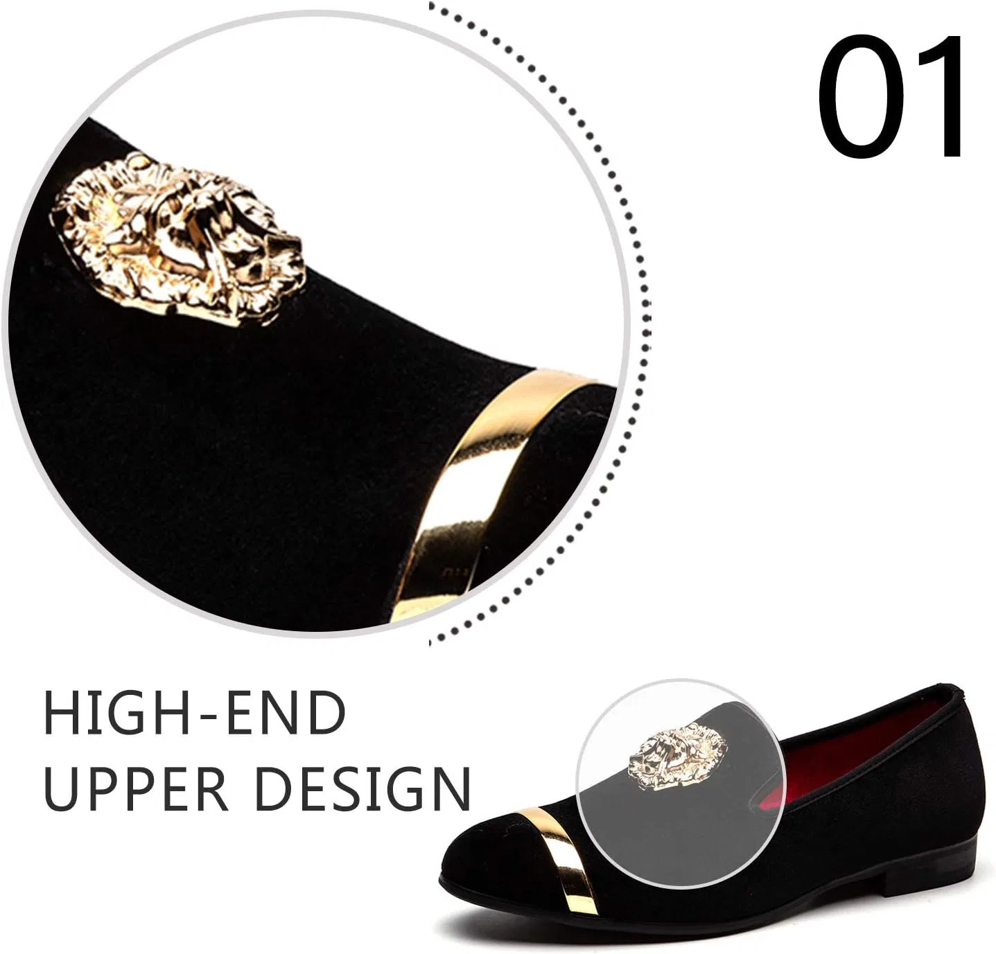 Лоферы кожаные текстурированные мужские Glitter Loafers, Black/03 JITAI — фото 2