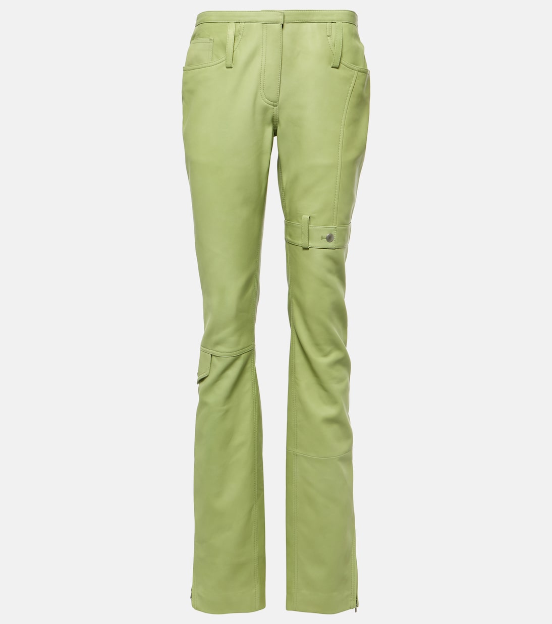 

Кожаные брюки-карго Lipper Acne Studios, Pistachio Green