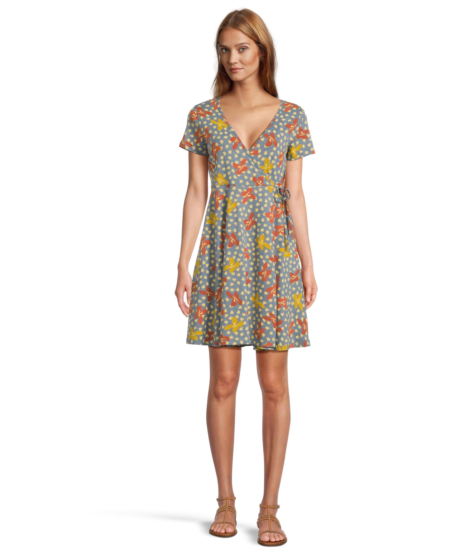

Платье Toad&Co Freesia Wrap Short Sleeve Dress, North Shore Lily Print