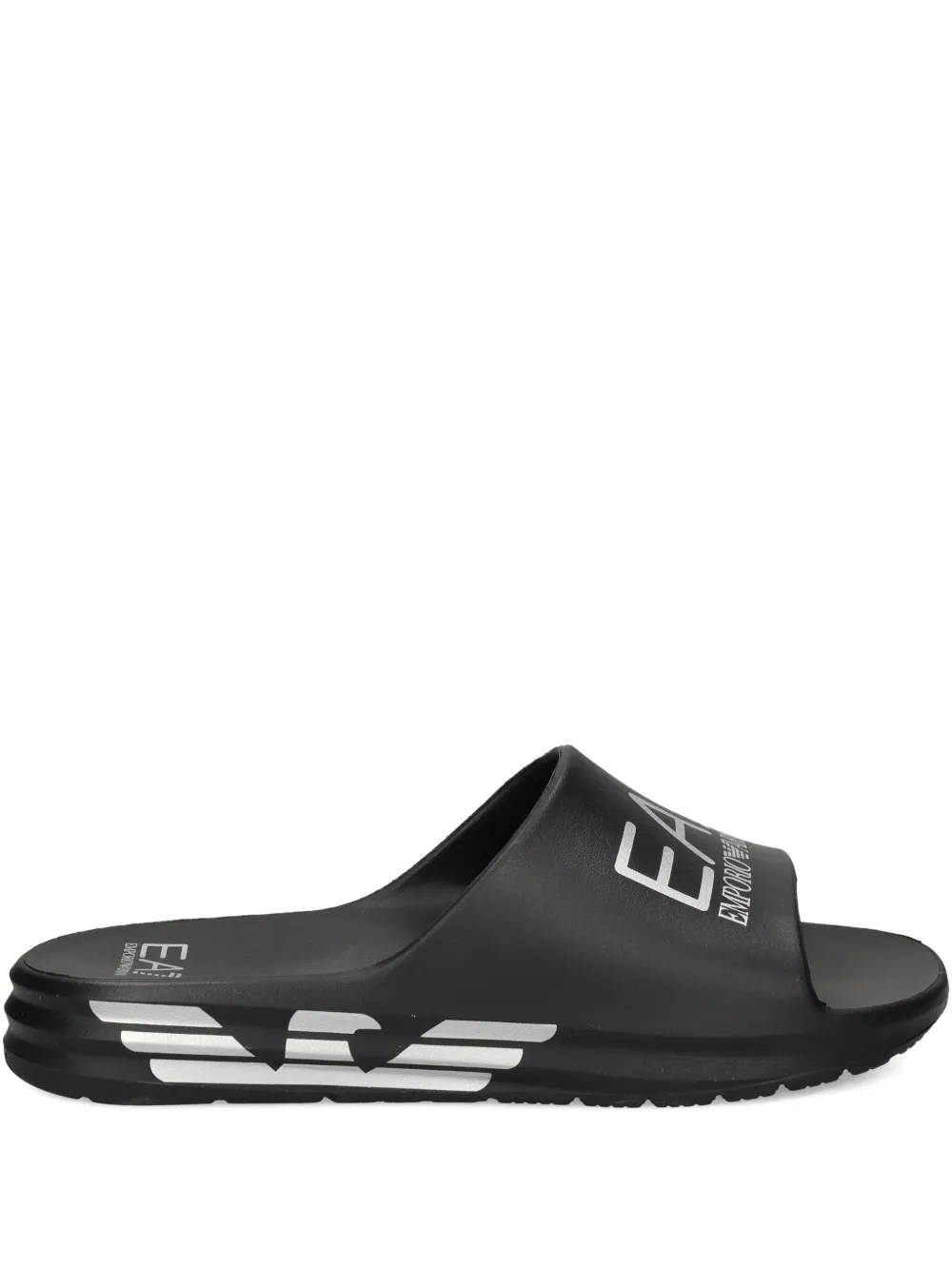 

Шлепанцы с логотипом Ea7 Emporio Armani, черный