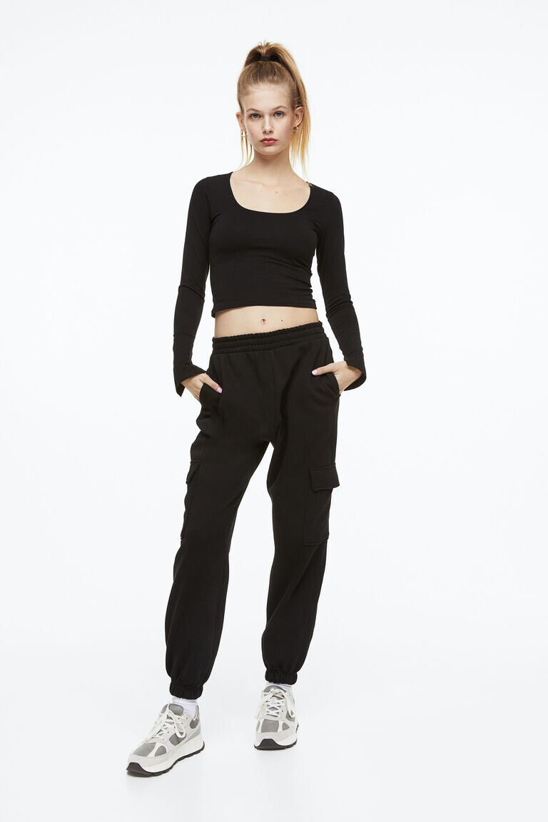 

Джоггеры H&M, черный