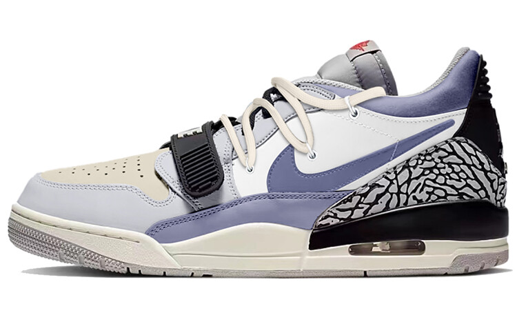 

Кроссовки Jordan Legacy 312 Vintage Basketball Shoes Men Low-top Gray, фиолетовый
