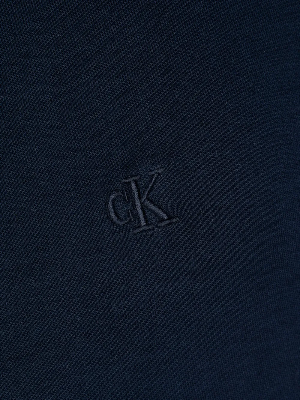 Вышитое поло Calvin Klein, синий — фото 3