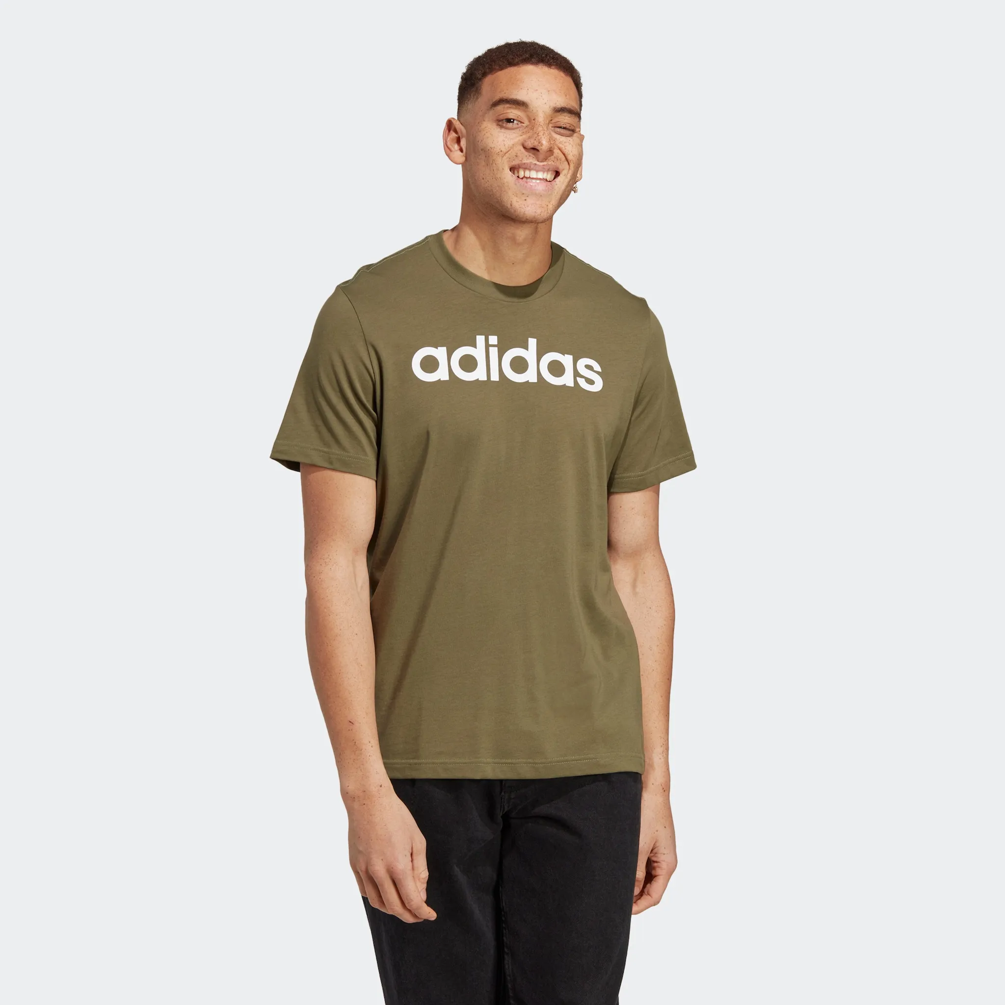 

Футболка Adidas Sportswear "M LIN SJ T", оливковый