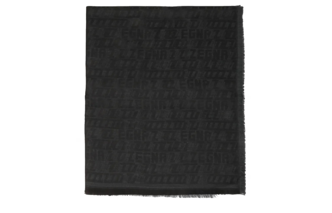 

Zzegna Вязаный шарф унисекс черный, Black